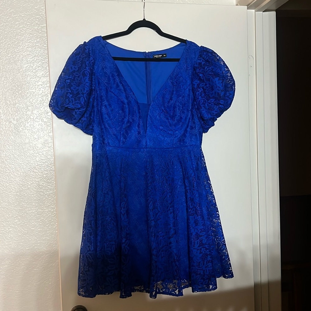 Royal blue dress